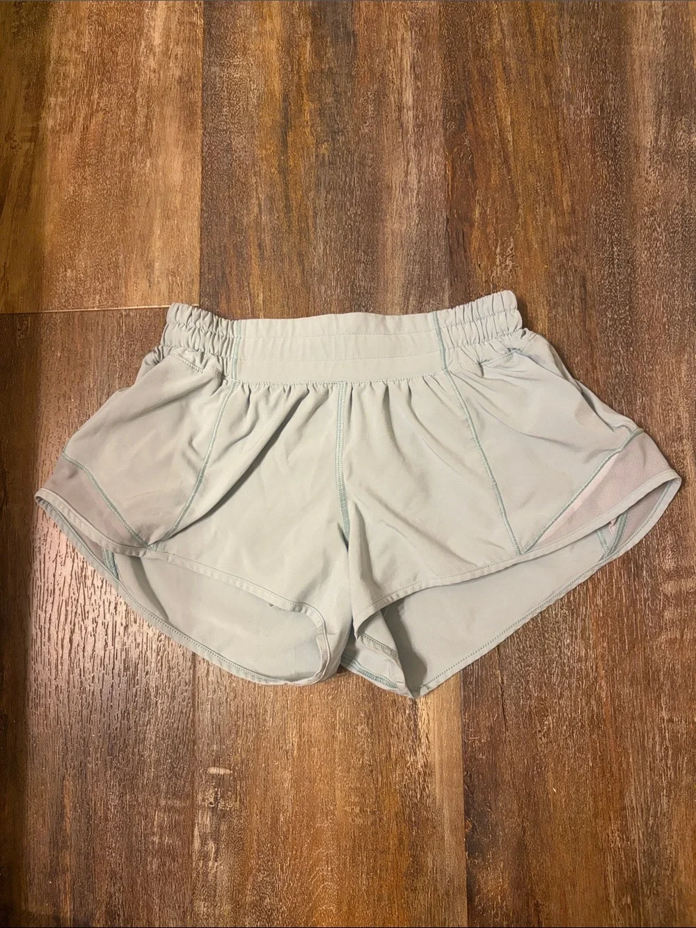 Lululemon Light Sage Hottie Hot Running Shorts